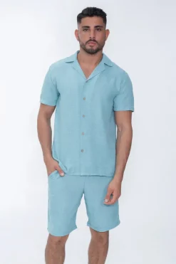Ensemble uni chemise short