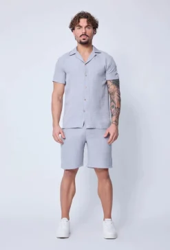 Ensemble uni chemise short