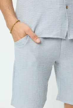 Ensemble uni chemise short