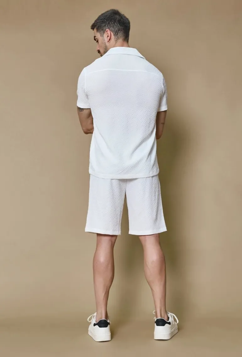 Ensemble uni chemise short