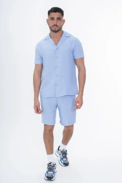 Ensemble uni chemise short