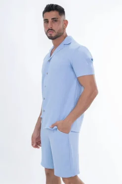 Ensemble uni chemise short