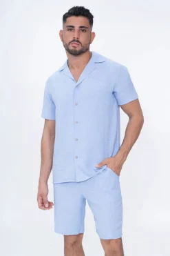 Ensemble uni chemise short