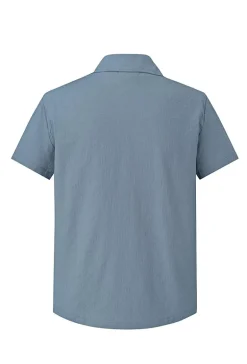 Ensemble uni décontracté chemise short