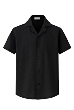 Ensemble uni décontracté chemise short