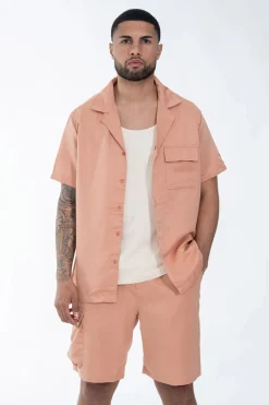 Ensemble uni détente chemise short