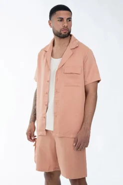 Ensemble uni détente chemise short