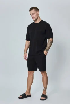 Ensemble uni plissé tshirt & short
