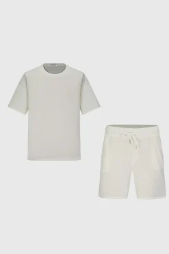 Ensemble uni plissé tshirt & short