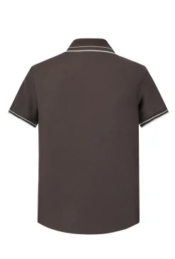 Ensemble uni polo manches courtes pantalon