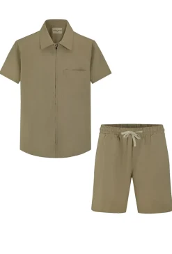 Ensemble uni short chemise