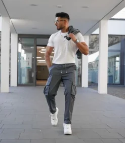 Ensemble uni veste cargo