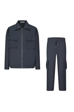 Ensemble uni veste cargo