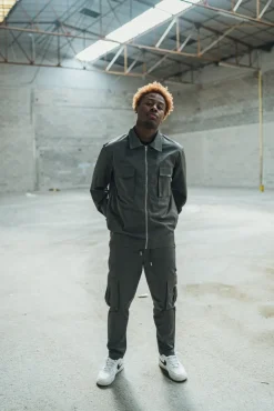 Ensemble uni veste cargo