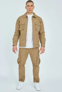 Ensemble uni veste cargo