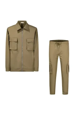Ensemble uni veste cargo