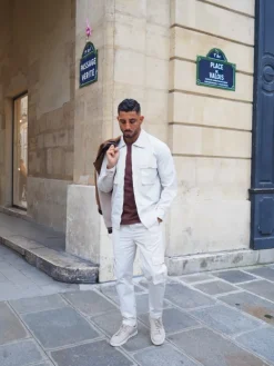 Ensemble uni veste cargo