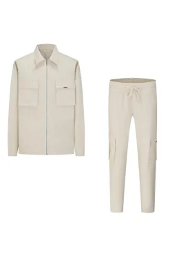Ensemble uni veste cargo