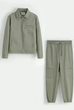 Ensemble uni veste cargo