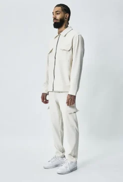Ensemble uni veste pantalon cargo