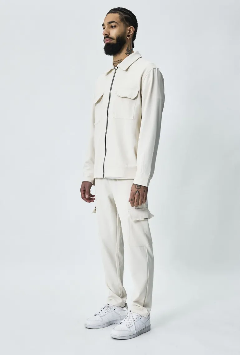 Ensemble uni veste pantalon cargo