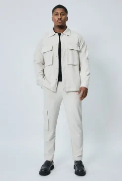 Ensemble uni veste pantalon cargo
