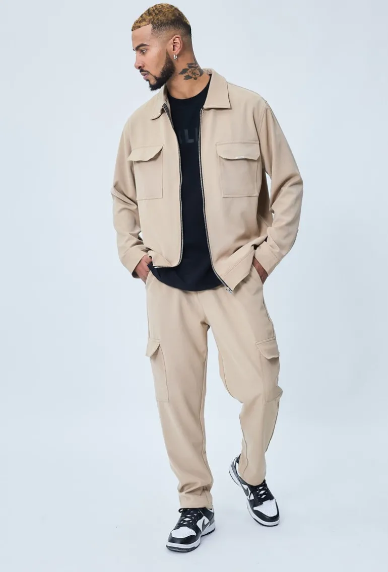 Ensemble uni veste pantalon cargo