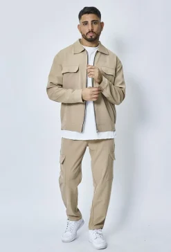 Ensemble uni veste pantalon cargo