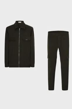 Ensemble uni veste pantalon cargo