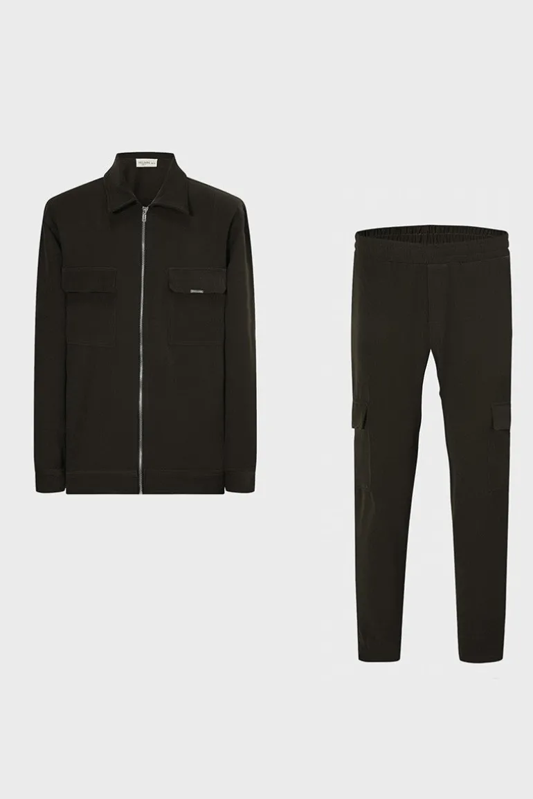Ensemble uni veste pantalon cargo