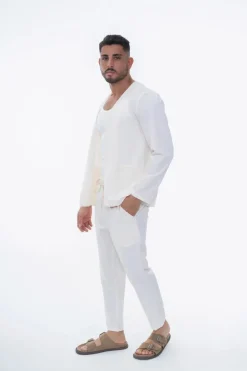 Ensemble uni veste pantalon
