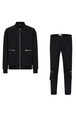 Ensemble utility bombers et cargo zippé