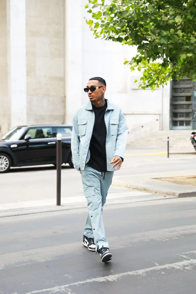 Ensemble utillity veste pantalon cargo