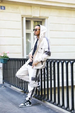 Ensemble utillity veste pantalon cargo