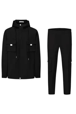 Ensemble utillity veste pantalon cargo