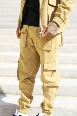 Ensemble utillity veste pantalon cargo