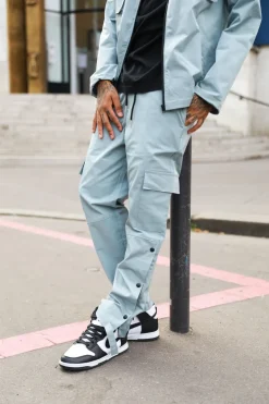 Ensemble utillity veste pantalon cargo