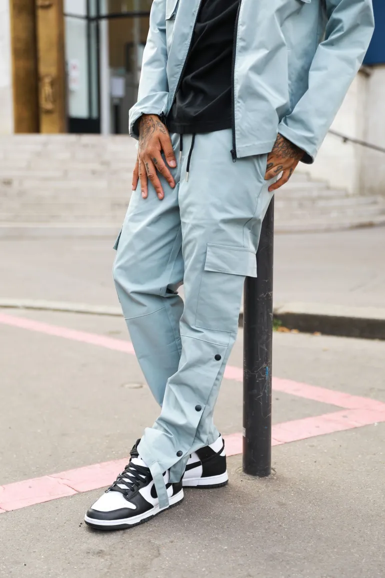 Ensemble utillity veste pantalon cargo