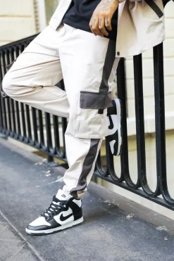 Ensemble utillity veste pantalon cargo