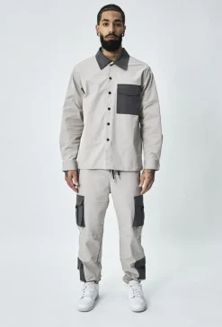 Ensemble utillity veste pantalon cargo