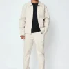 Ensemble veste et pantalon à poche uni