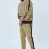 Ensemble veste et pantalon à imprimé graphique