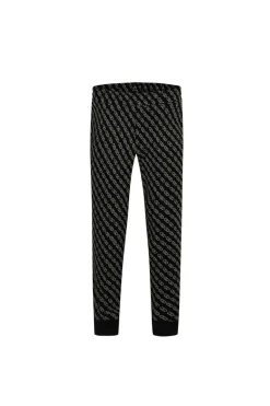 Ensemble veste et pantalon à imprimé chaine graphique