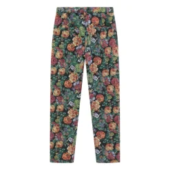 Ensemble veste et pantalon fleurie