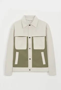Ensemble veste et pantalon bi couleur