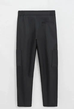 Ensemble veste et pantalon à poche uni