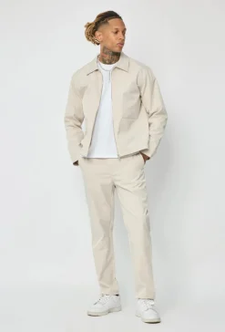 Ensemble veste et pantalon uni
