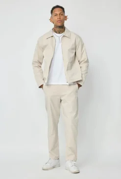 Ensemble veste et pantalon uni