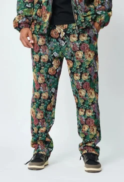 Ensemble veste et pantalon fleurie