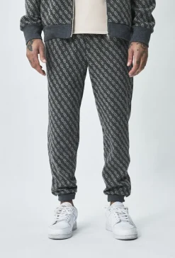 Ensemble veste et pantalon à imprimé chaine graphique